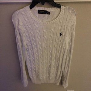 Gorgeous Ralph lauren cable knit hoodi sweater size small